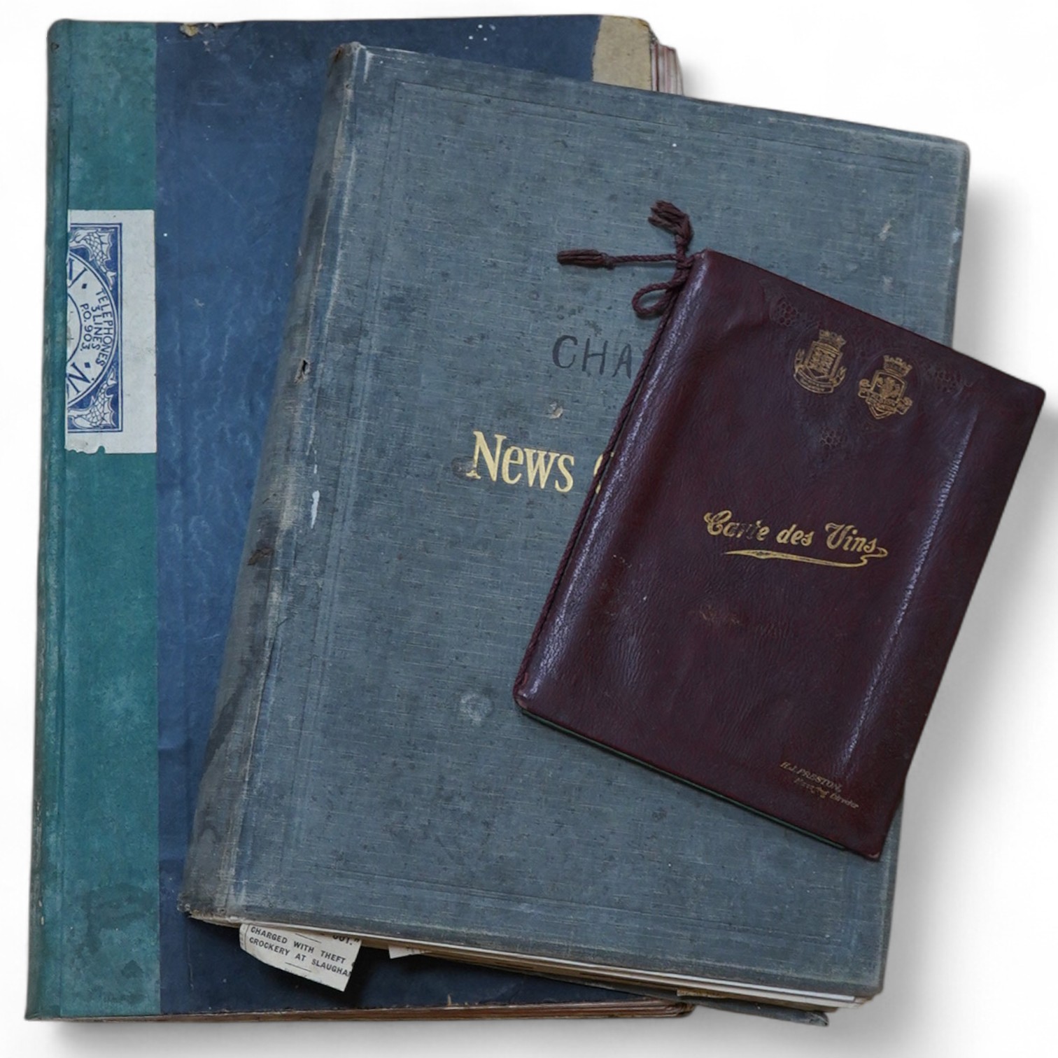 Sir Harry Preston (1860-1936) - two albums of newspaper cuttings recording events in the life of Sir Harry, during the years 1926-1934, including his charity boxing tourneys, raising funds for the Sussex County Hospital,